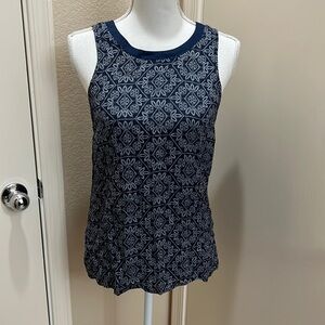 14th and union  tie neck tank top